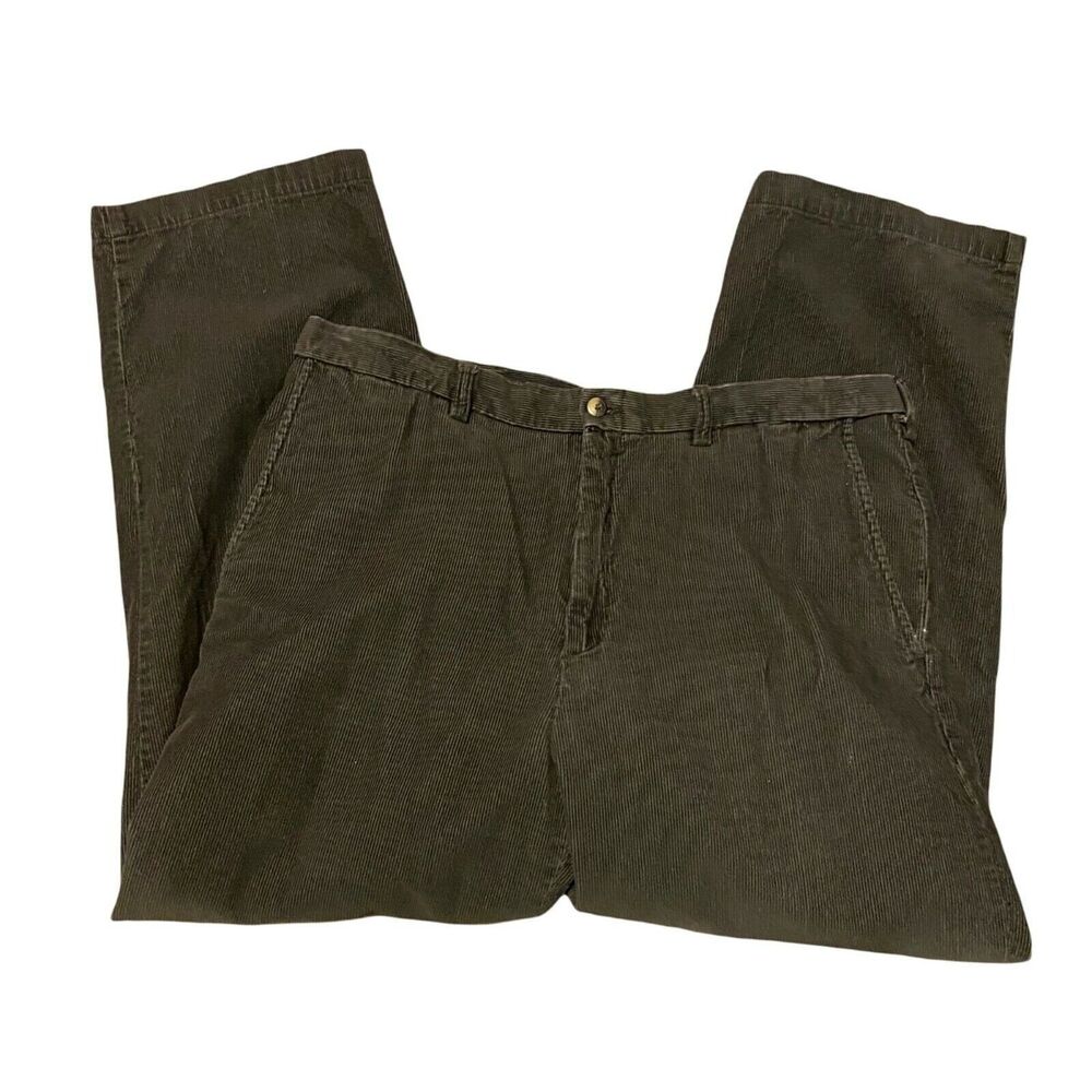 #4110 Men's  Brown corduroy pants stretch 38 waist